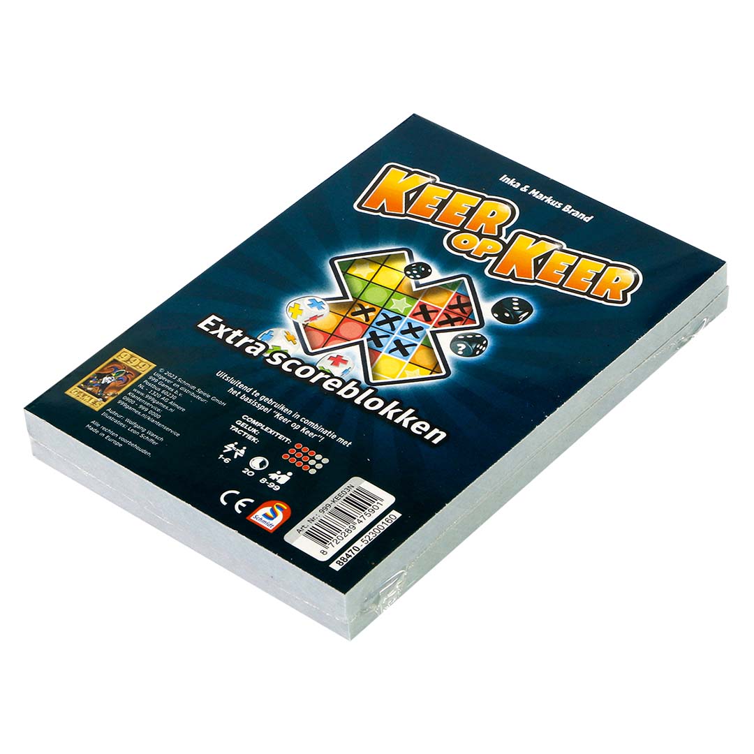 999 games scoreblokken keer op keer twee stuks level 1 | 999-KEE03N | 0