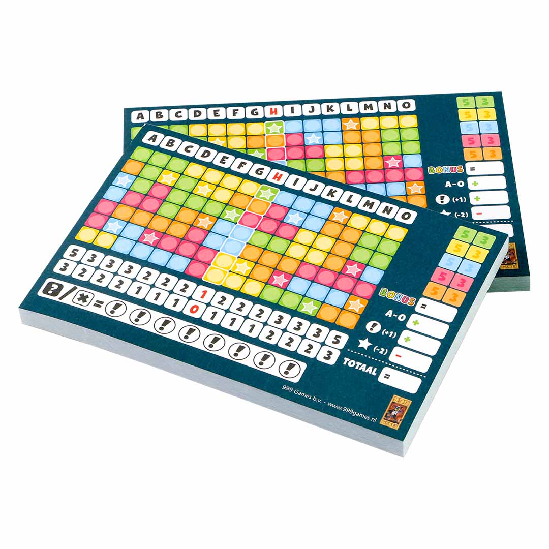 999 games scoreblokken keer op keer twee stuks level 1 | 999-KEE03N | 2