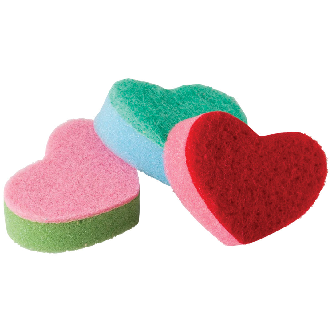 rice spons heart - assorti | SPONGE-HEAXC | 3