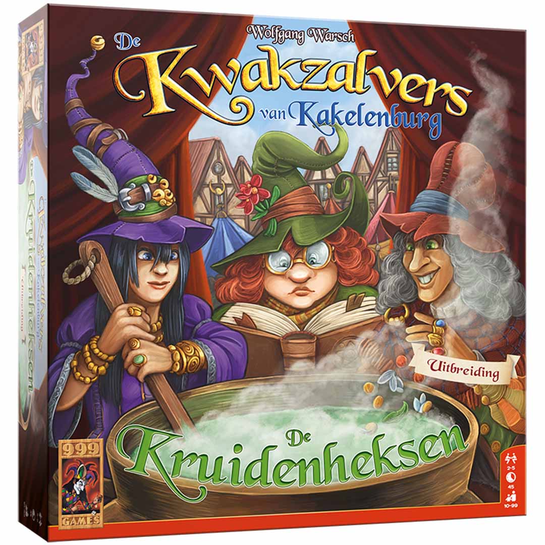 999 games de kwakzalvers van kakelenburg: de kruidenheksen uitbreiding | 999-KWA02 | 0