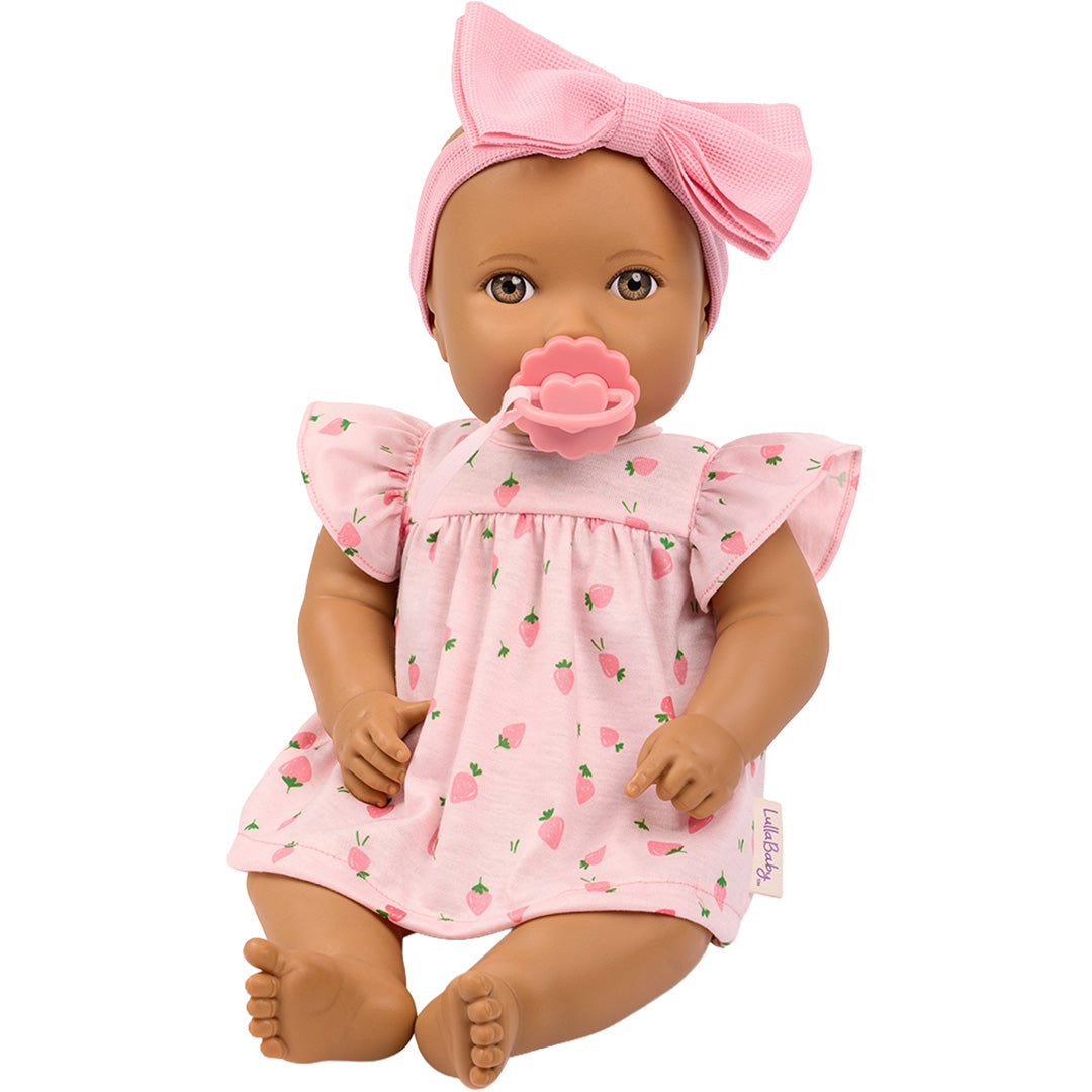 lullababy babypop met geluid en speen - 36 cm | LBY7347 | 