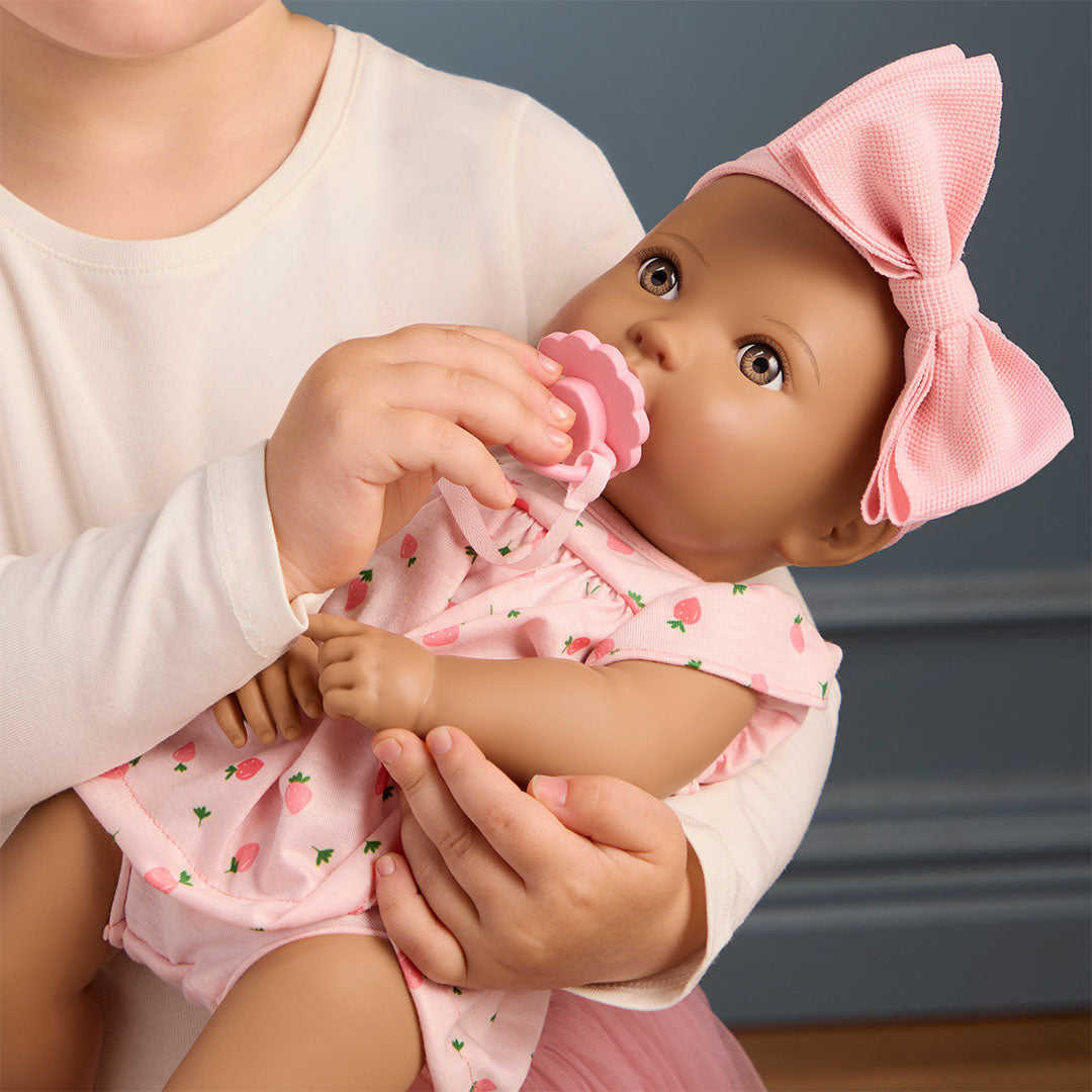 lullababy babypop met geluid en speen - 36 cm | LBY7347 | 3