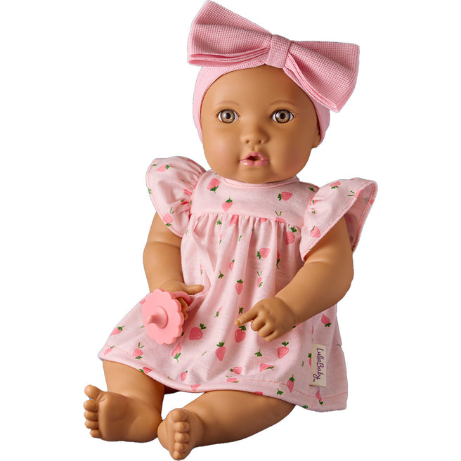 lullababy babypop met geluid en speen - 36 cm | LBY7347 | 4