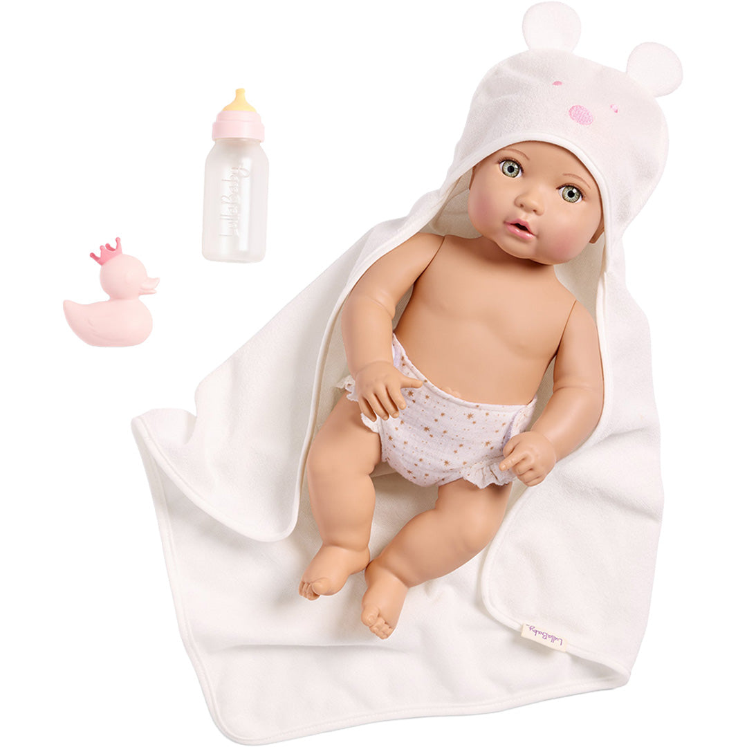 lullababy bad- en plaspop - 39 cm | LBY7721 | 4