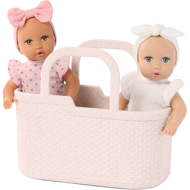 lullababy babypoppen in speelmand - 20 cm - 2st | LBY7738 | 