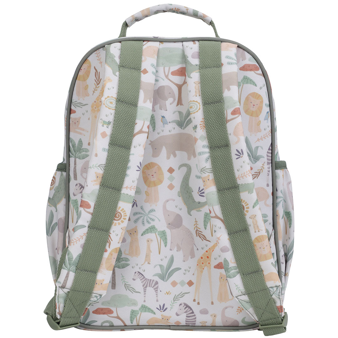 little dutch kleuterrugzak safari friends - wit - 35 cm | LD4920 | 3