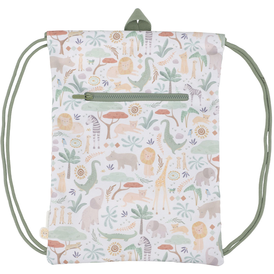 little dutch gymtas met trekkoord - safari friends | LD4923 | 2
