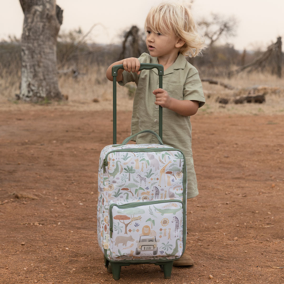 little dutch kinderkoffer safari friends - wit | LD4924 | 2
