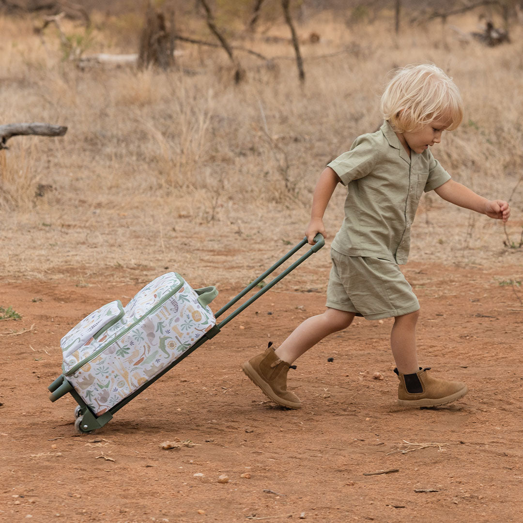 little dutch kinderkoffer safari friends - wit | LD4924 | 3