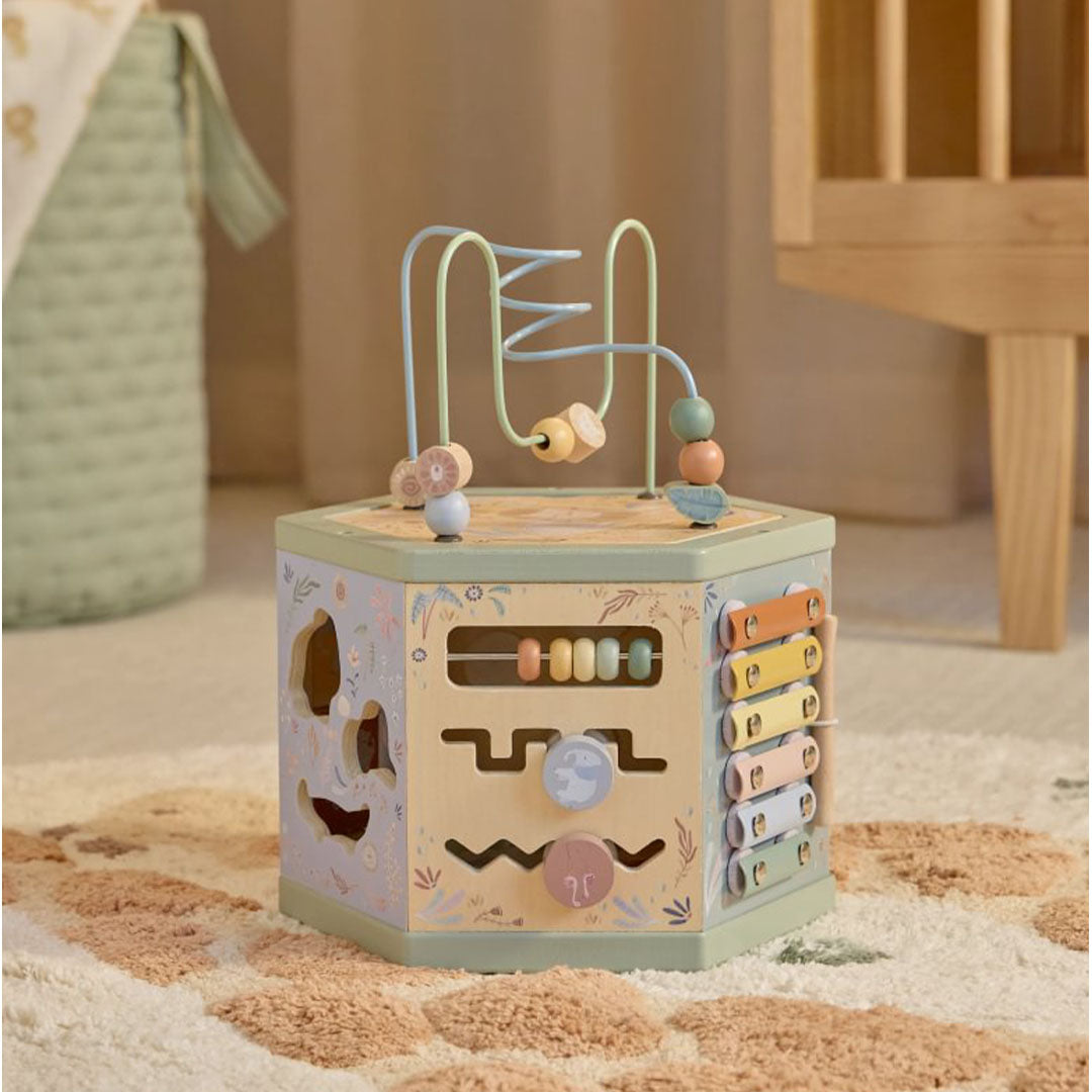 little dutch activiteitenkubus hexagon - safari friends | LD7431 | 6