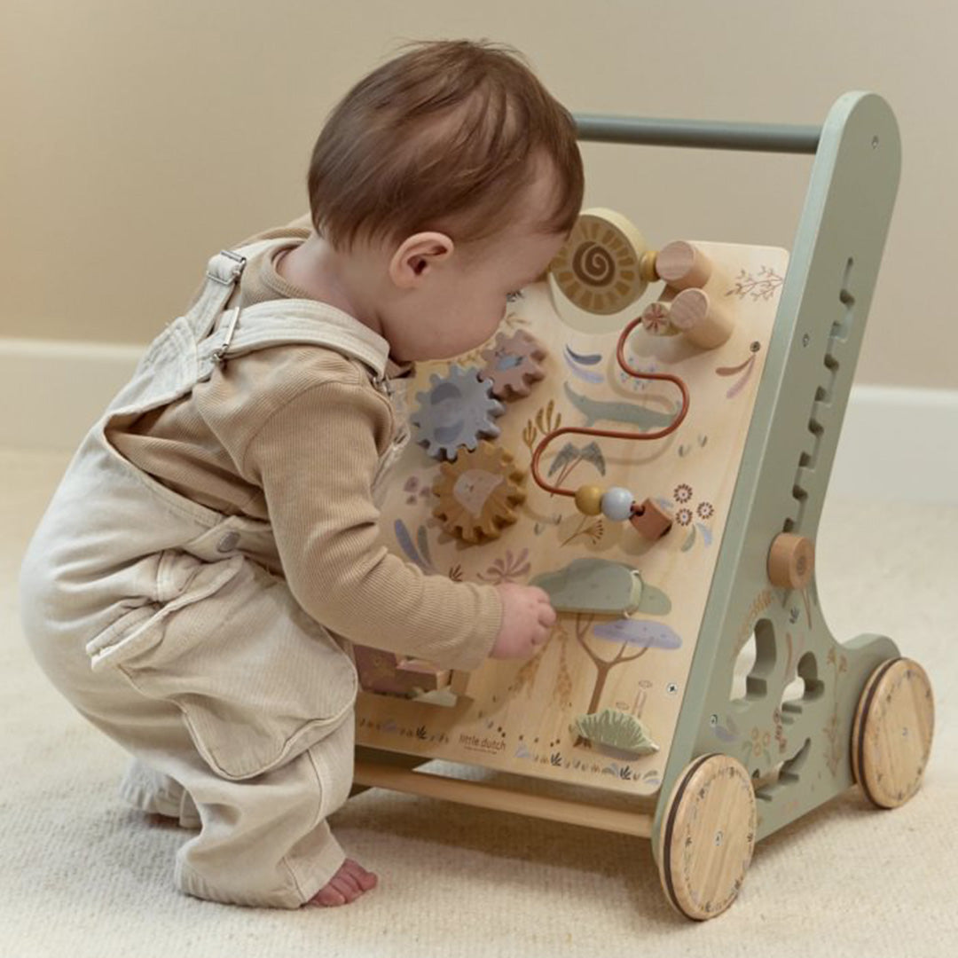 little dutch activiteitenloopwagen - safari friends | LD7432 | 2