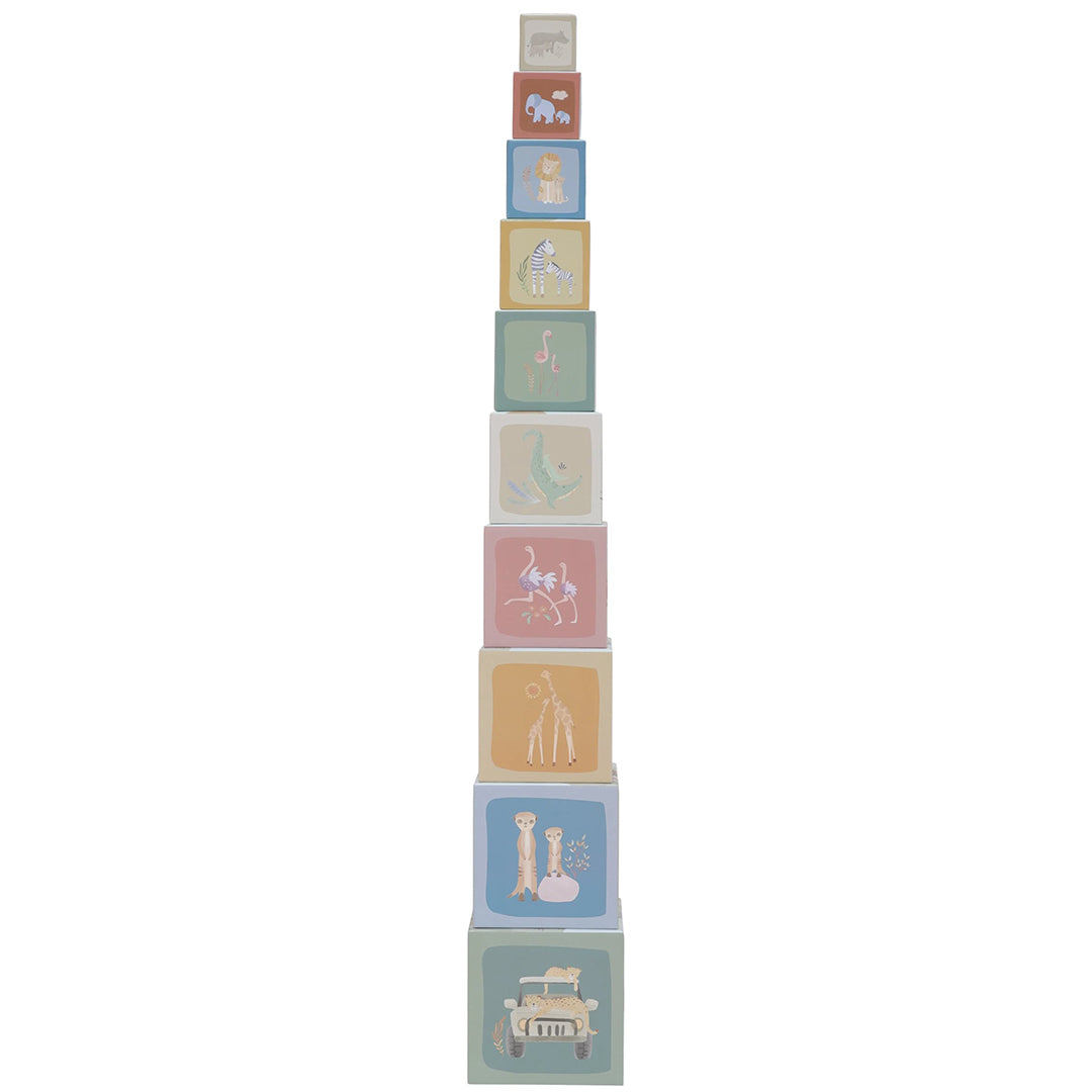 little dutch stapeltoren safari friends - 10-delig | LD7439 | 