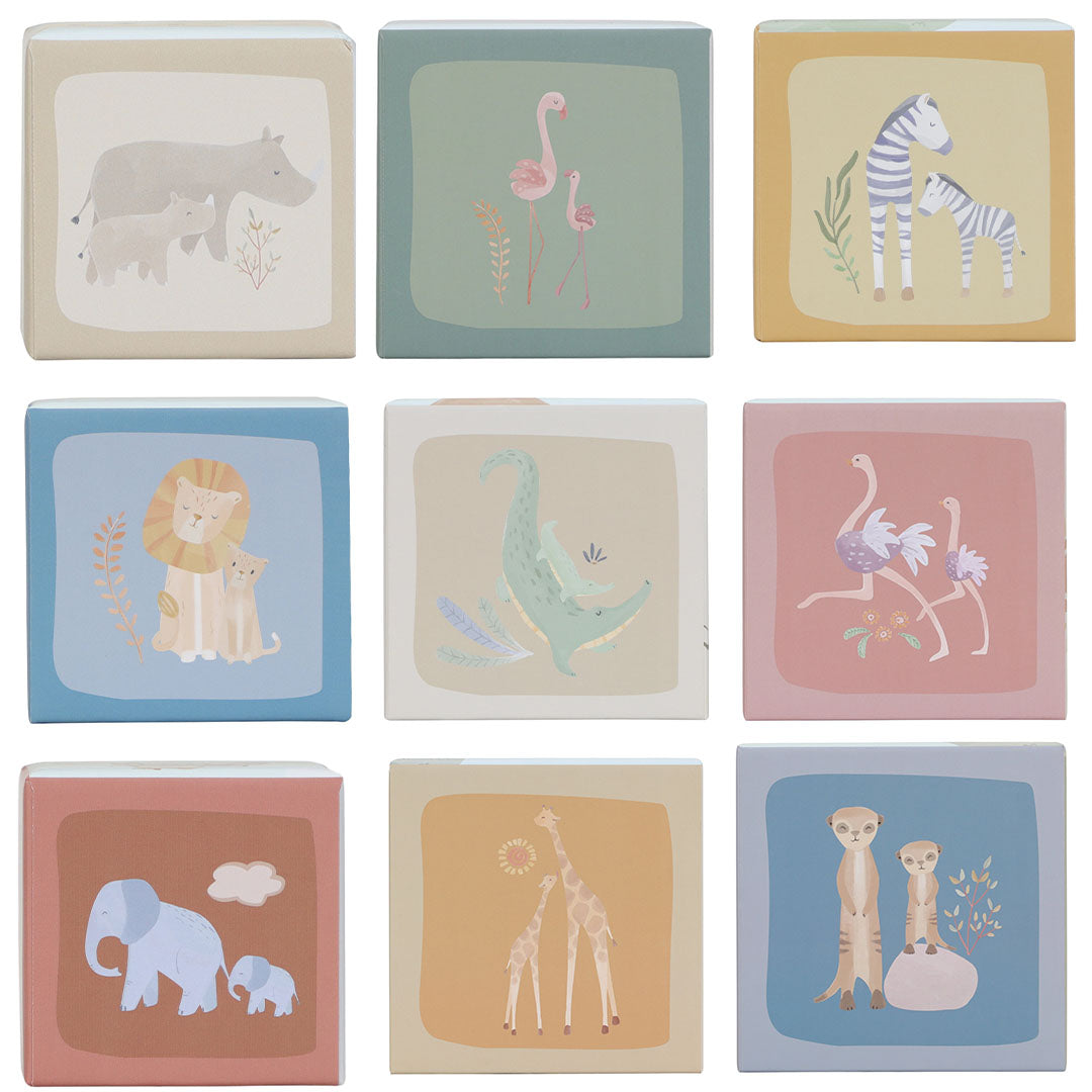 little dutch stapeltoren safari friends - 10-delig | LD7439 | 6