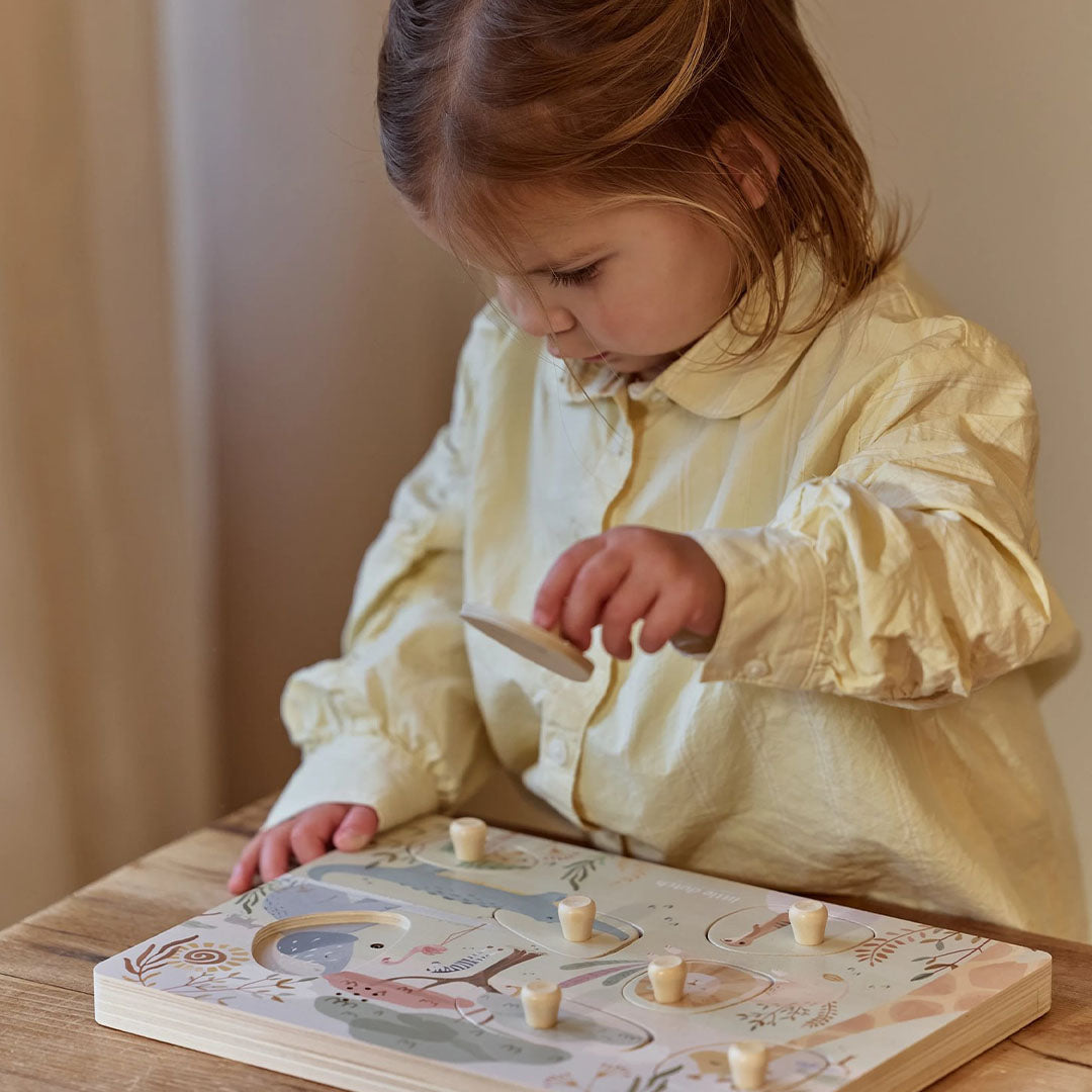 little dutch puzzel met geluid safari friends - 7st | LD7440 | 2