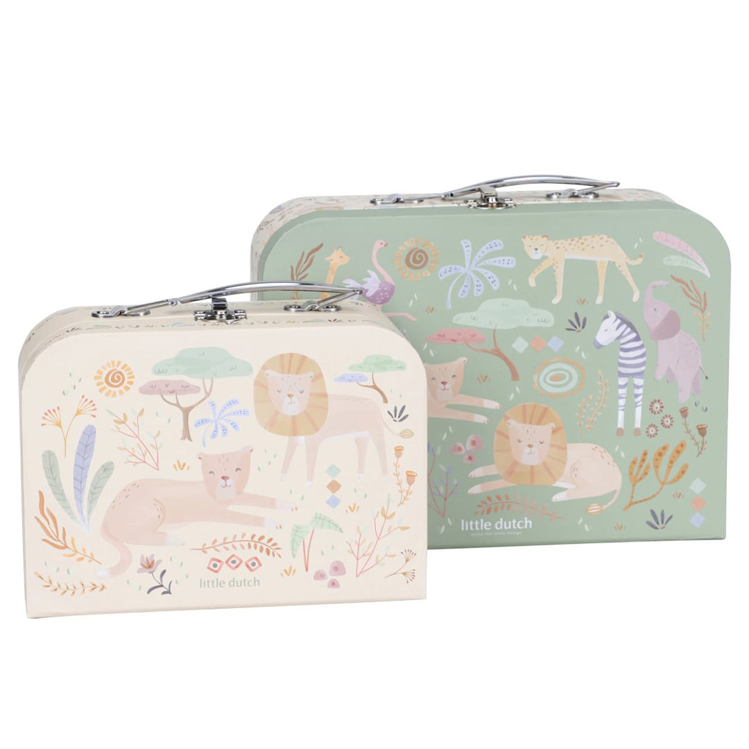 little dutch kofferset safari friends - 2st | LD7444 | 