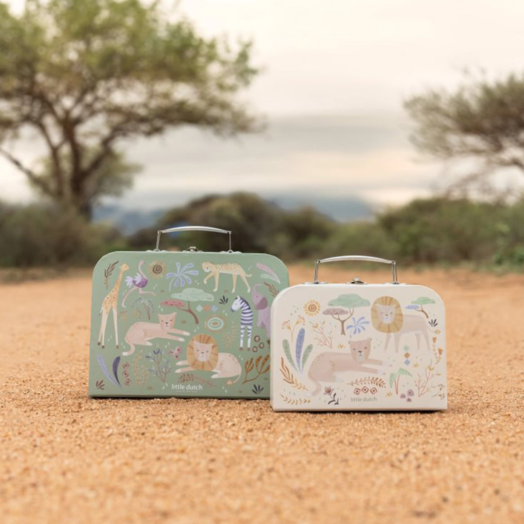 little dutch kofferset safari friends - 2st | LD7444 | 3