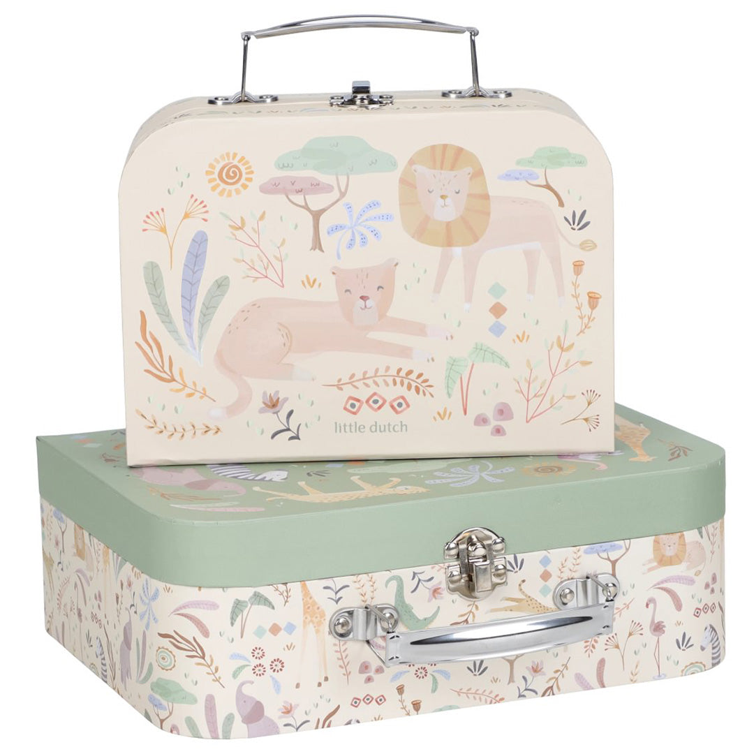little dutch kofferset safari friends - 2st | LD7444 | 6