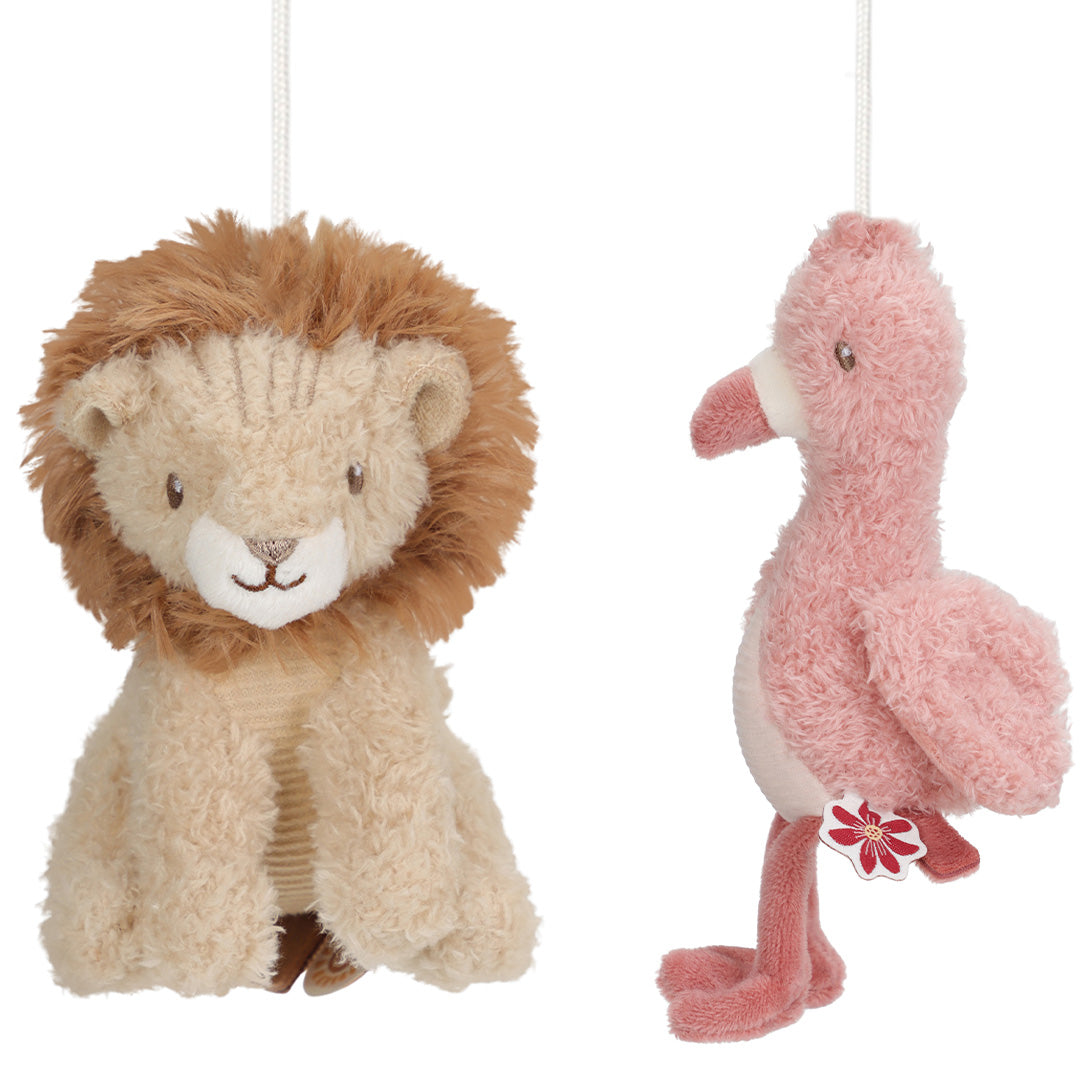 little dutch houten muziekmobiel safari friends | LD8300 | 3
