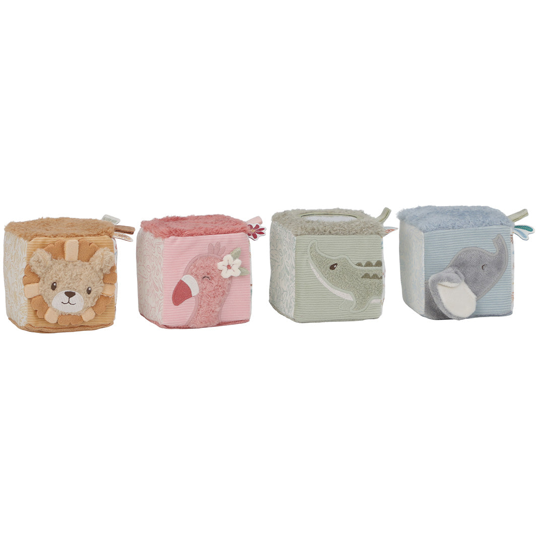 little dutch blokken safari friends - 4st | LD8316 | 4