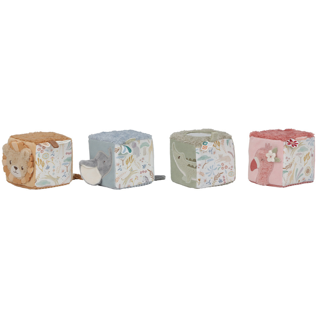 little dutch blokken safari friends - 4st | LD8316 | 5