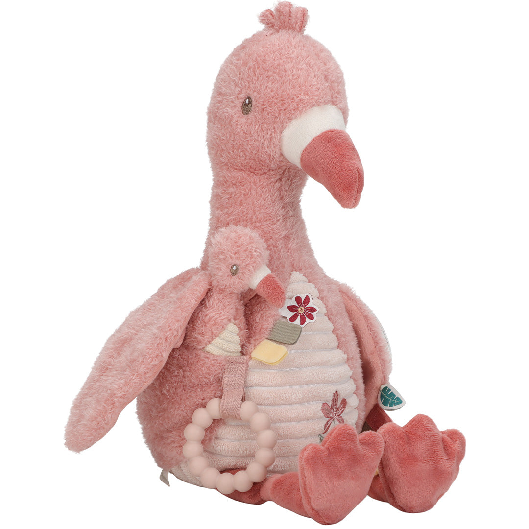 little dutch activiteitenknuffel flamingo - safari friends | LD8318 | 