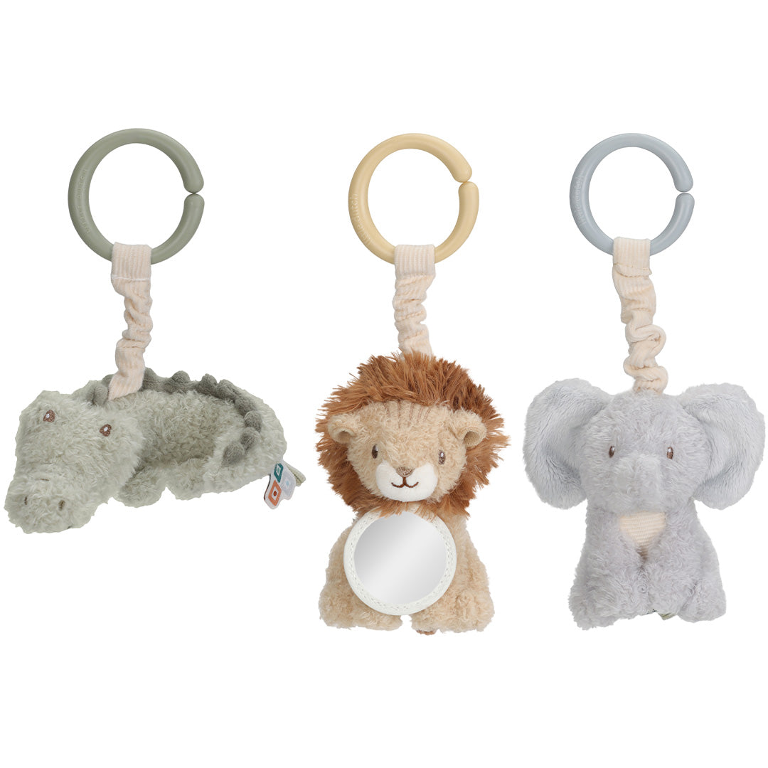 little dutch activiteiten hangers - safari friends - 3st | LD8320 | 