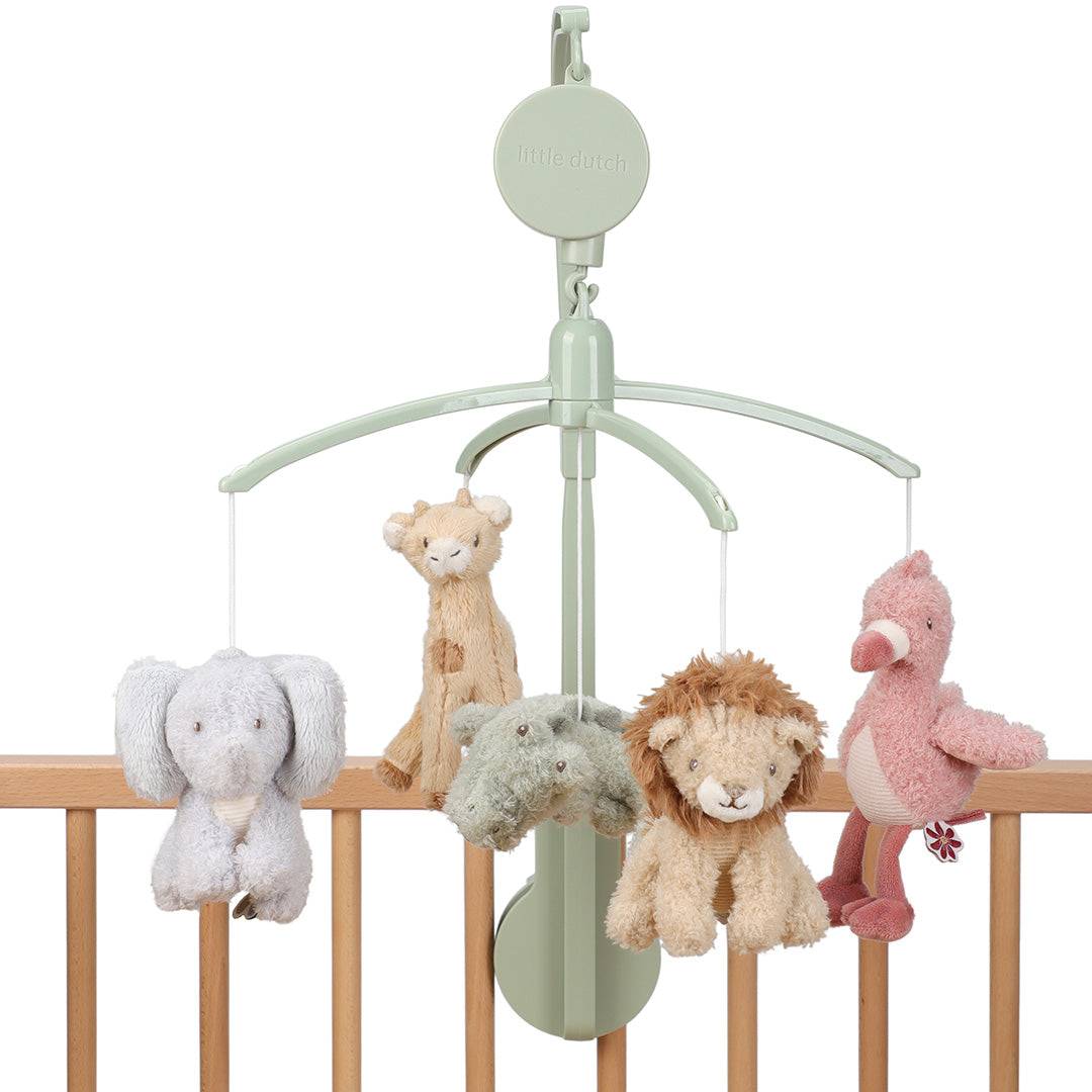 little dutch muziekmobiel safari friends - groen | LD8340 | 