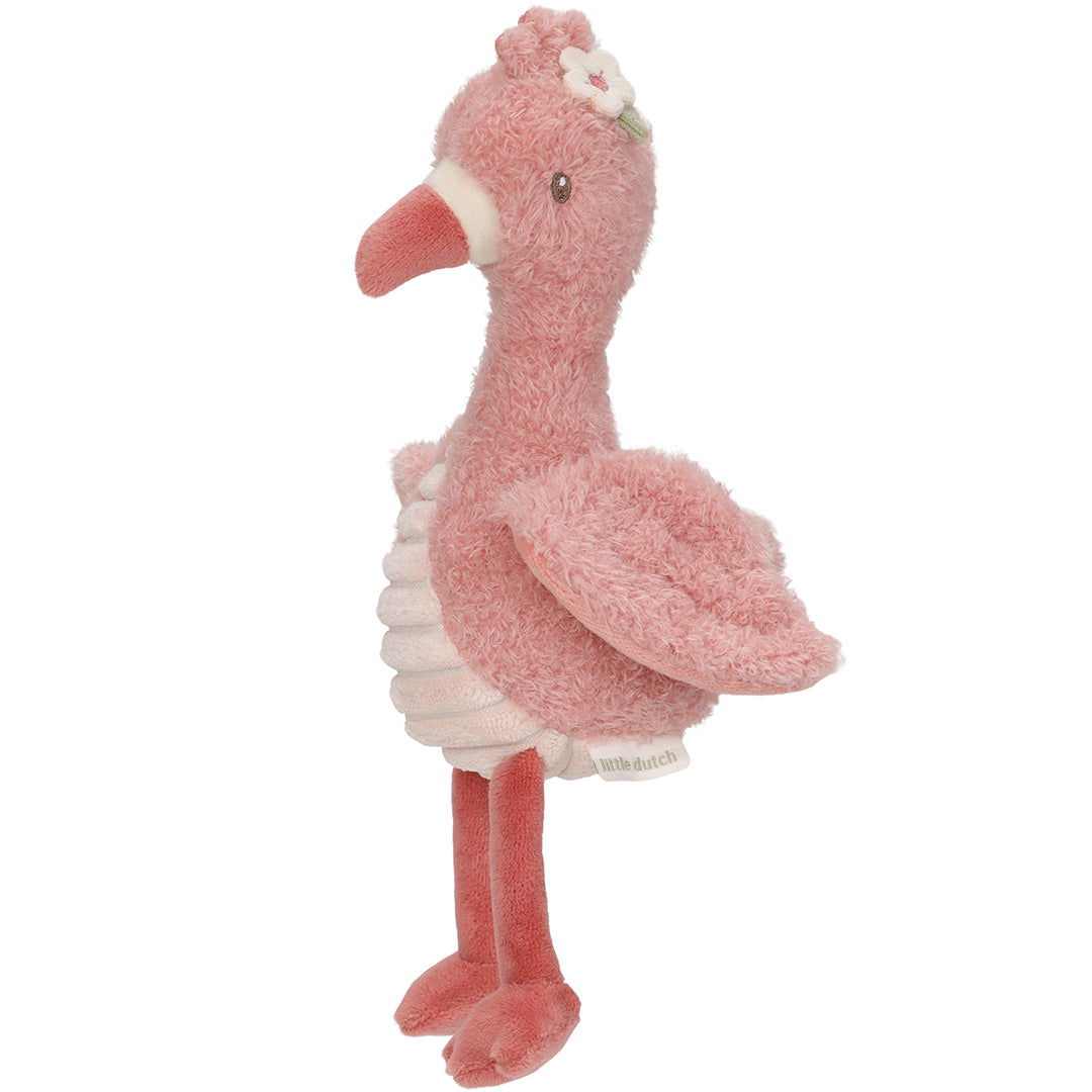 little dutch knuffelflamingo safari friends - 17 cm | LD8353 | 