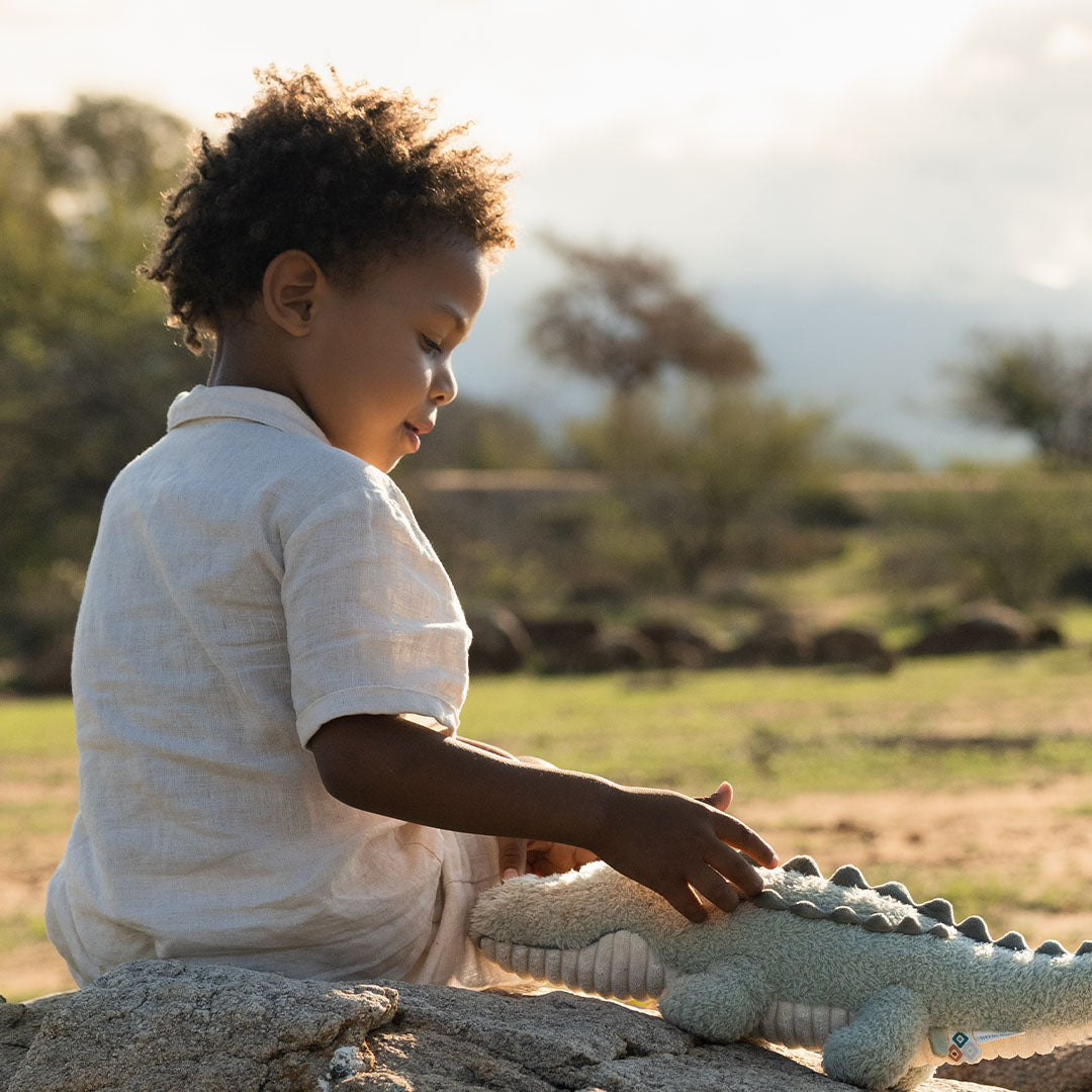 little dutch knuffelkrokodil - safari friends - 40 cm | LD8356 | 3