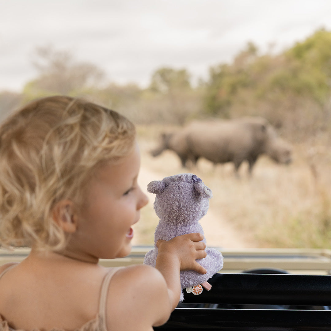 little dutch knuffelnijlpaard - safari friends - 17 cm | LD8361 | 3