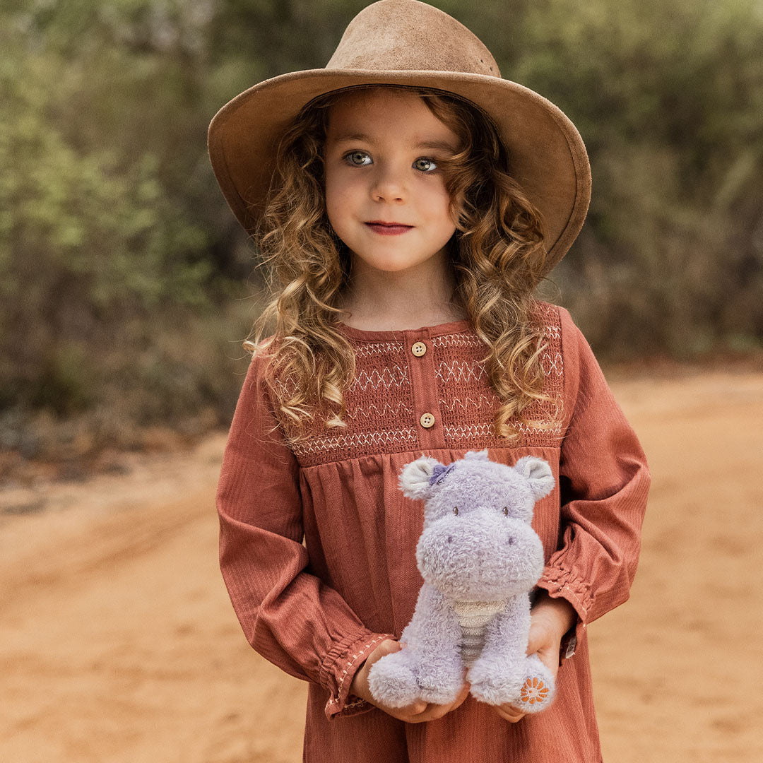 little dutch knuffelnijlpaard - safari friends - 17 cm | LD8361 | 2