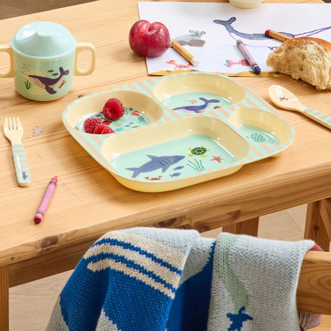 rice kinderservies blue ocean - 4st |  BABOX-4ZOCEB | 2