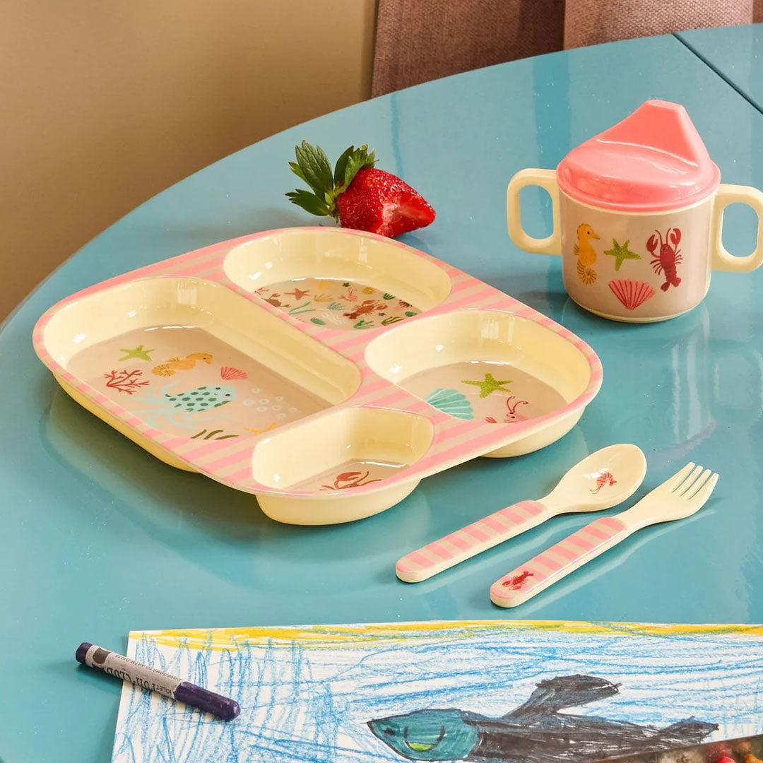 rice kinderservies coral ocean - 4st | BABOX-4ZOCEI | 2
