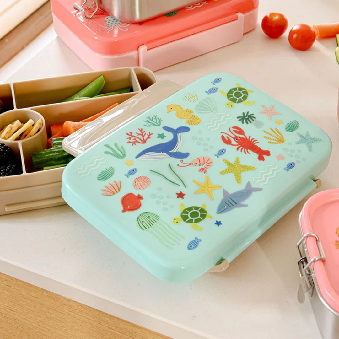 rice bento broodtrommel - blue ocean | BXLUN-OCEB | 2