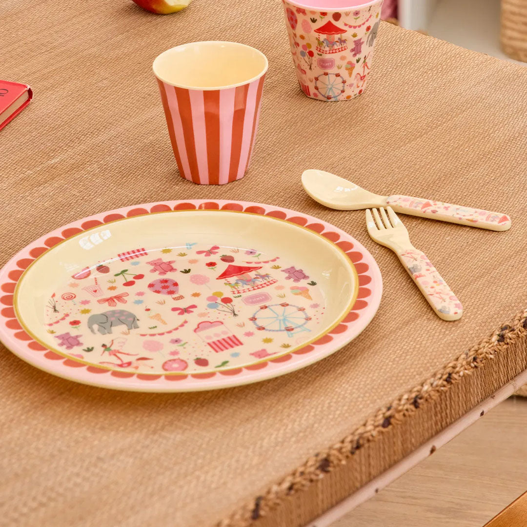 rice kinderbord fun fair - roze | KILPL-FUFAI | 2