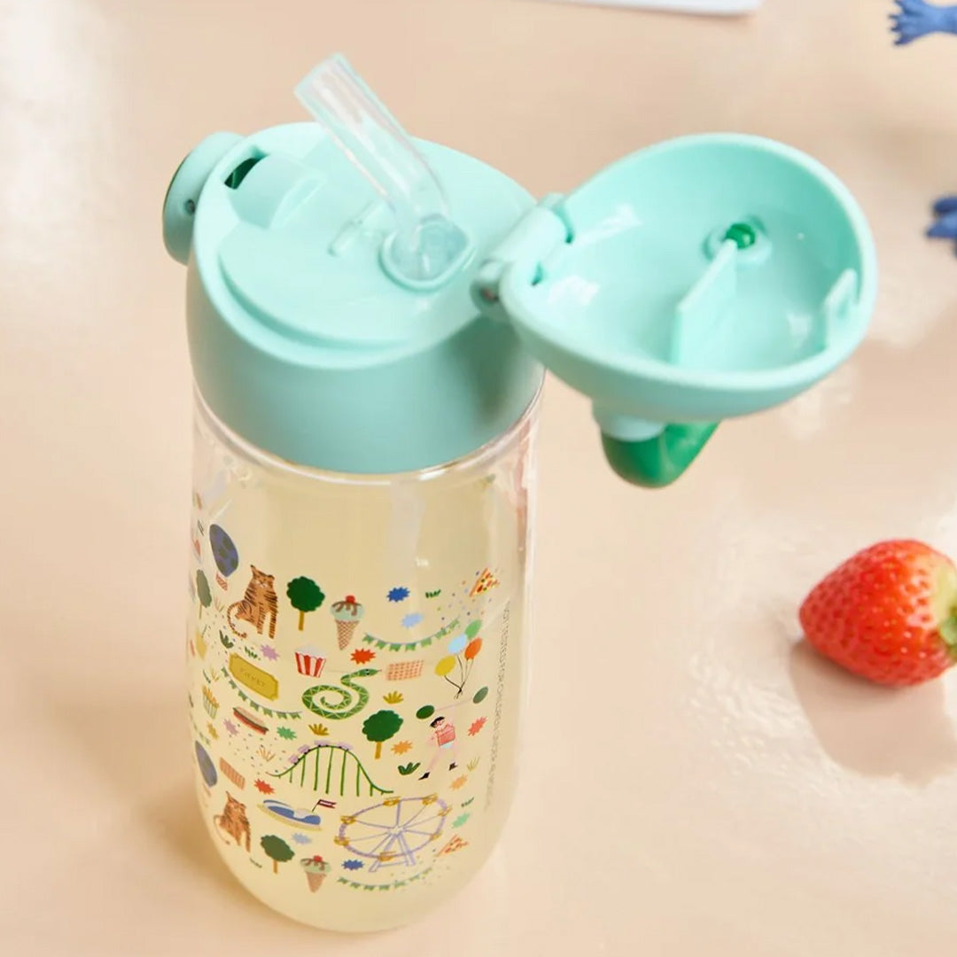 rice drinkfles fun fair - mint - 550 ml | PLBOT-FUFAMI | 2