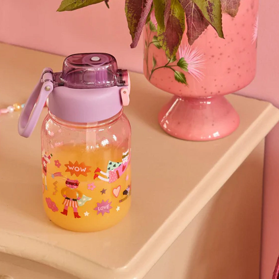 rice drinkfles hero - roze - 700 ml | PLBOT-LHEROI | 2