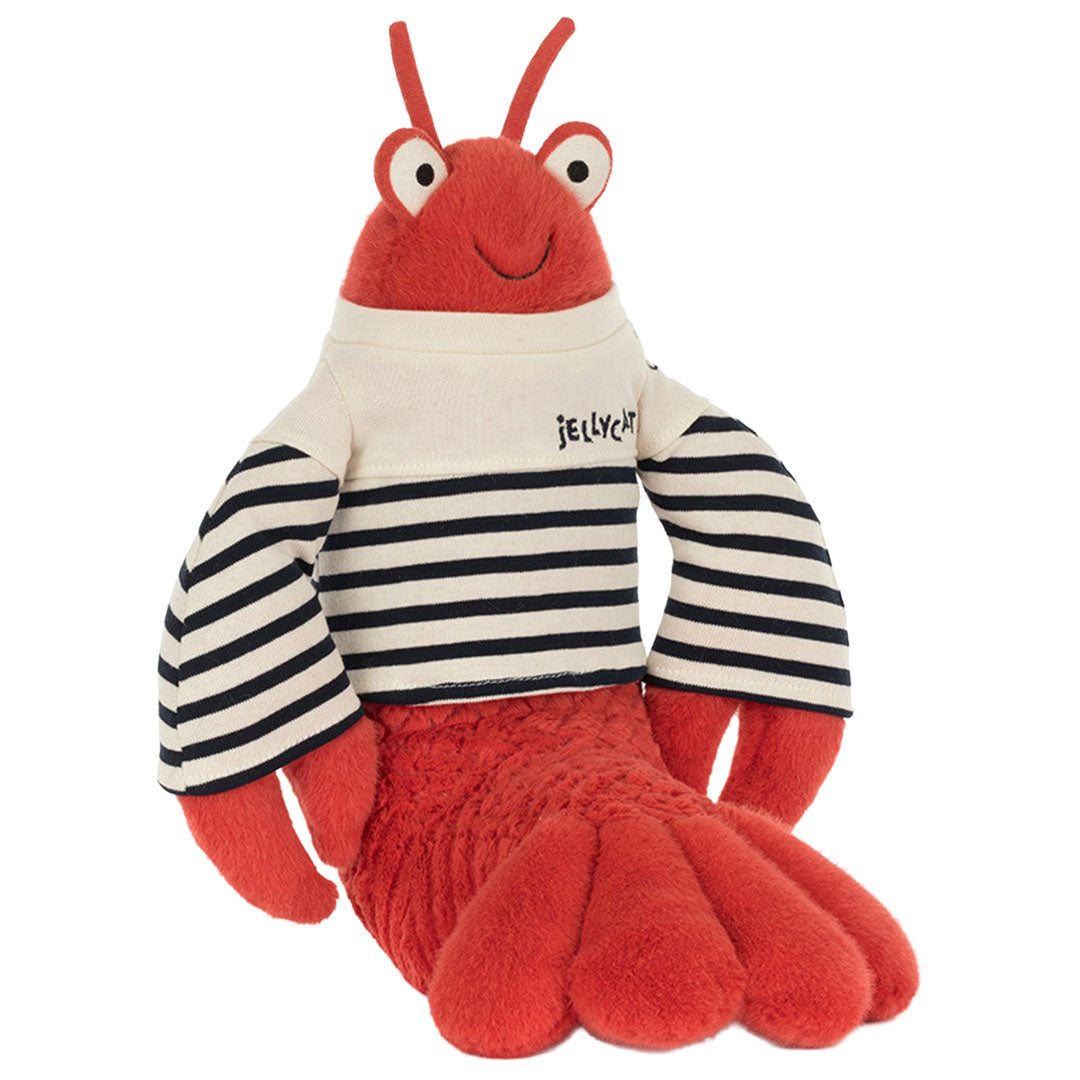 jellycat knuffelkreeft larry - sailor - 28 cm