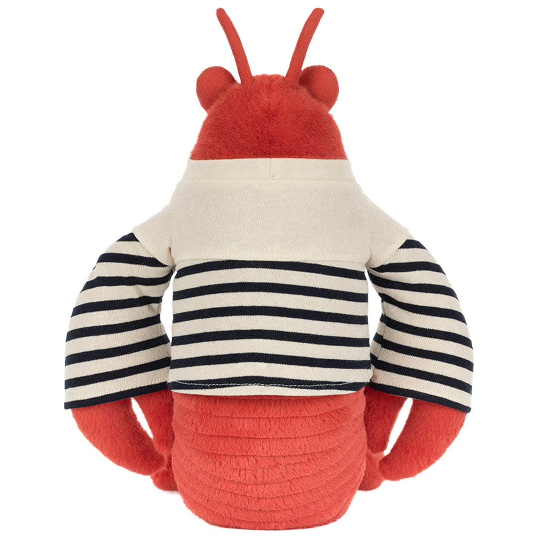 jellycat knuffelkreeft larry - sailor - 28 cm