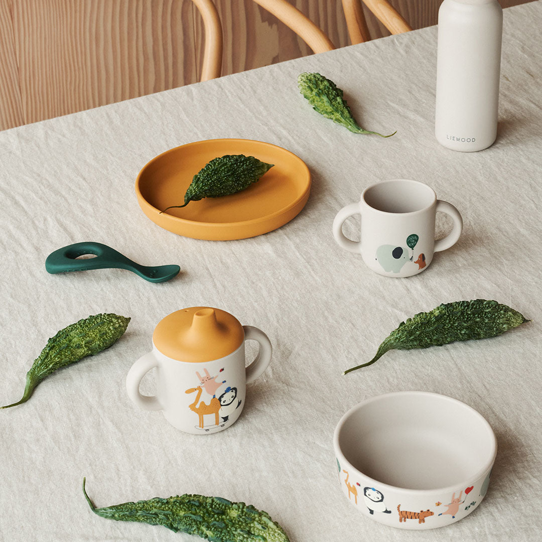 LW15135-2623 | liewood siliconen kinderservies vivi - around the world - sandy | 2