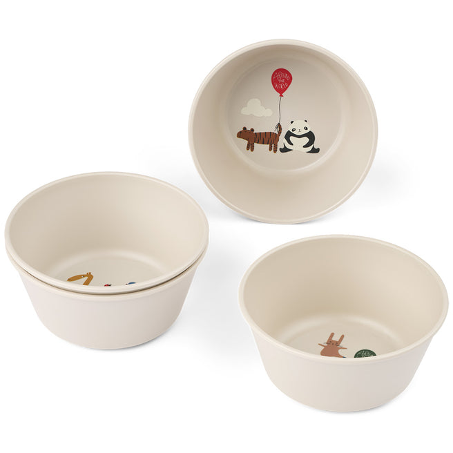 LW20700-2623 | liewood kinderkommen cees - around the world - sandy - 4st | 1