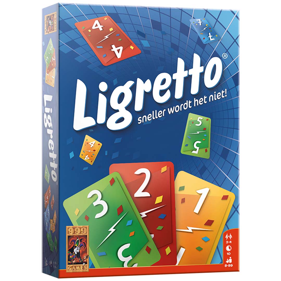 999 games ligretto blauw | 999-LIG01 | 1