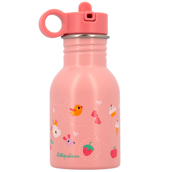 lilliputiens rvs drinkfles jeanne - 400 ml