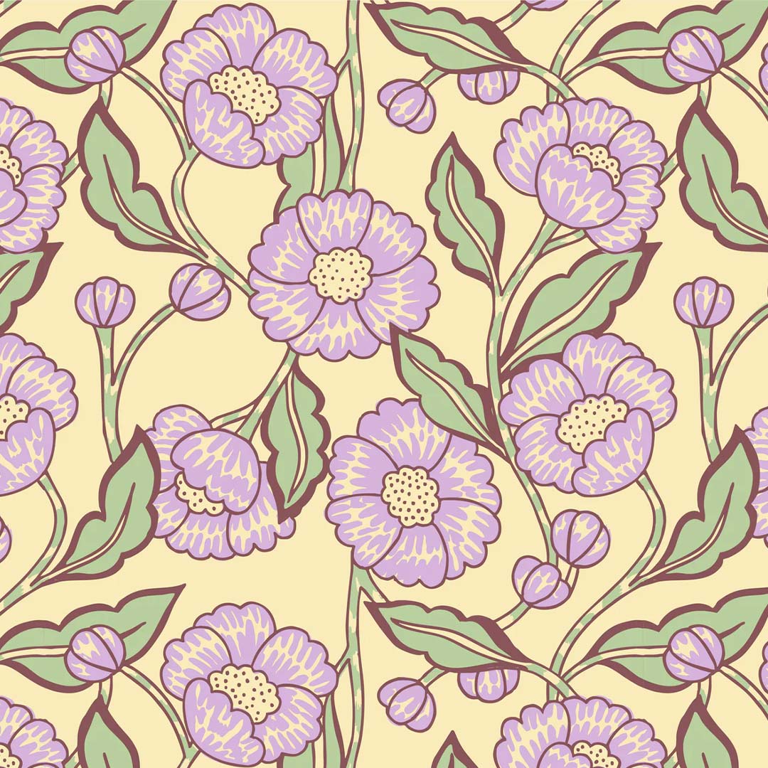Lily_Odette_Flowers_Blockprint_design | 10KA92870C