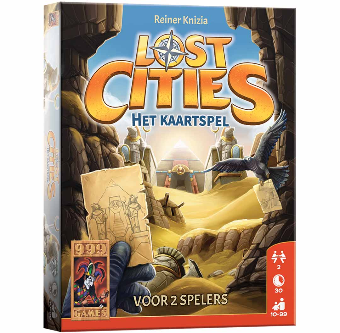999 games lost cities: het kaartspel | 999-LOS01B | 0