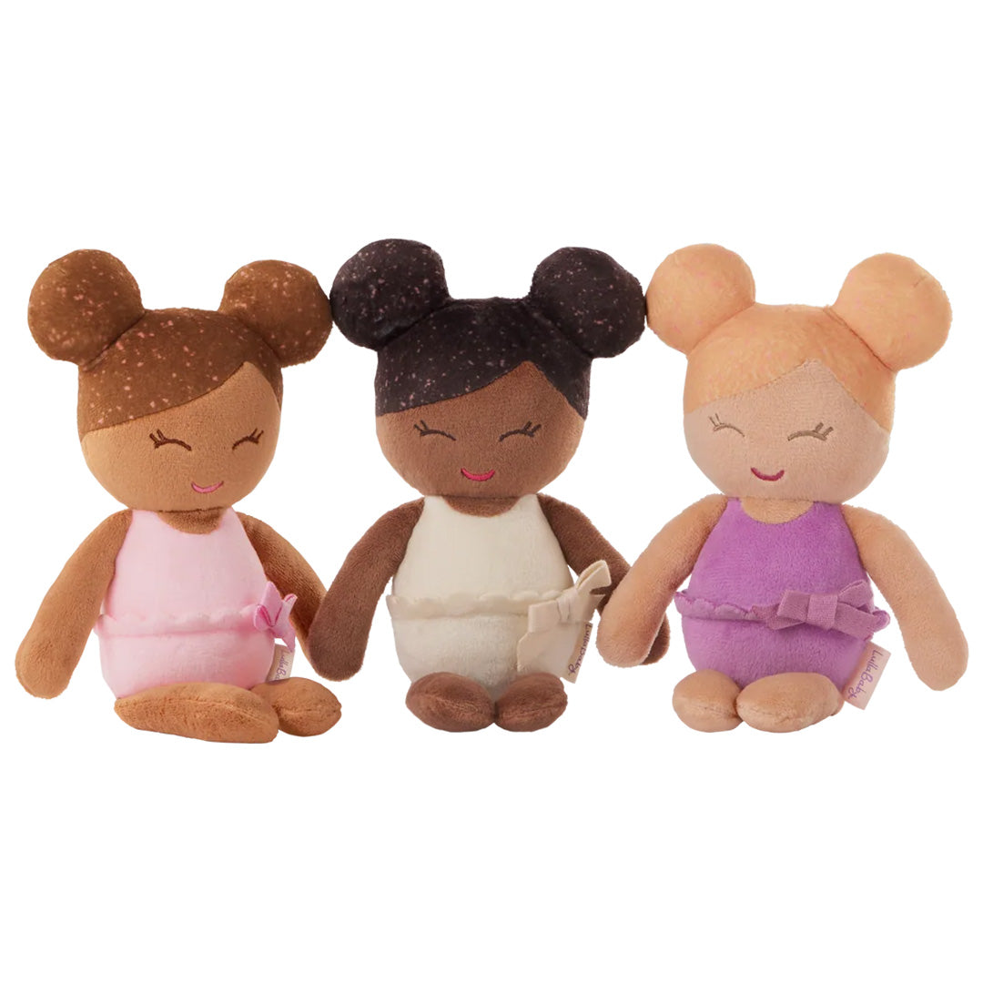lullababy badpoppen in mandje - 4-delig