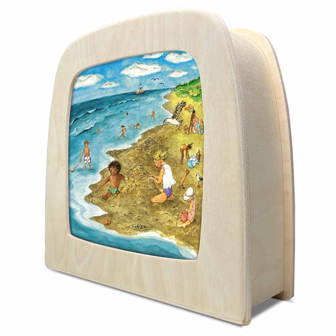 toverlux toverplaat voor toverlamp - aan zee | EM-SIL-BE | 2