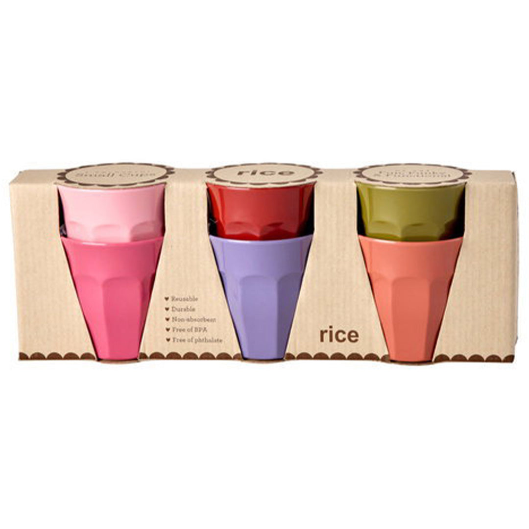 rice kinderbeker - solid colors - 250 ml - 6st | MELCU-6ZAW26 | 
