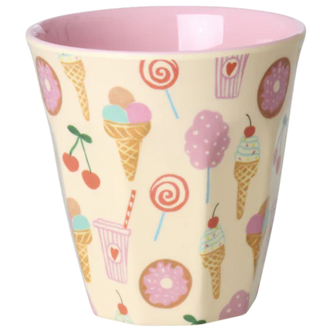 rice kinderbeker fun fair - roze - 160 ml - 6st | MELCU-6ZSFUFAI | 3