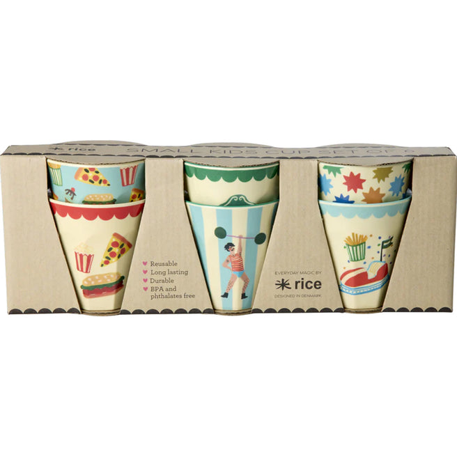 rice kinderbeker fun fair - mint - 160 ml - 6st | MELCU-6ZSFUFAMI | 
